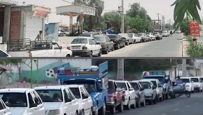 صف‌های طولانی بنزین در شهرهای مختلف؛ خشم مردم از محدودیت سهمیه و زمینه‌سازی برای گرانی