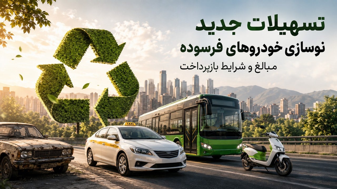 تسیهلات جدید نوسازی خودروهای فرسوده اعلام شد + مبالغ و شرایط بازپرداخت