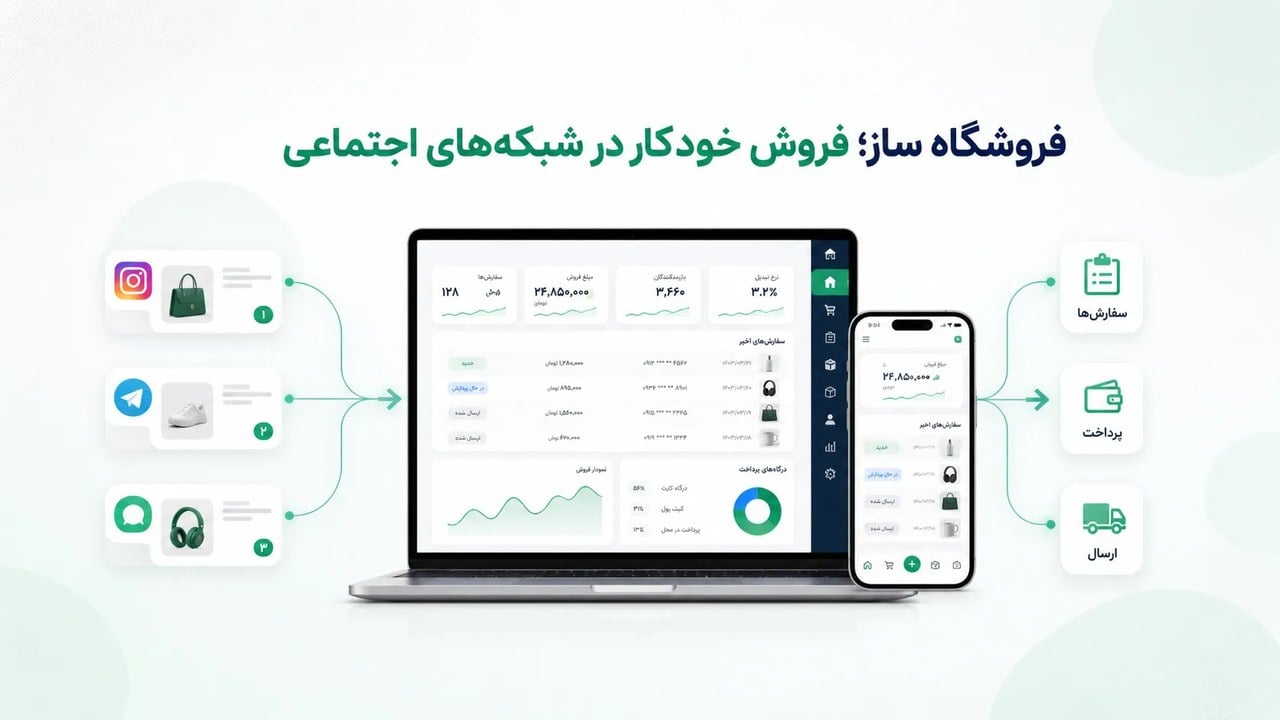 فروشگاه ساز؛ نقشه راه فروش اتوماتیک در شبکههای اجتماعی