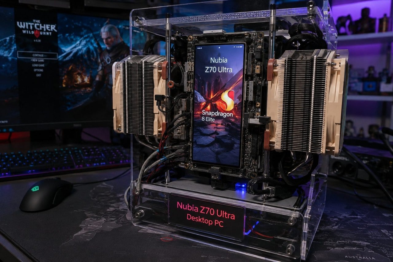 یک گوشی اندرویدی به کامپیوتر گیمینگ تبدیل شد؛ اجرای The Witcher 3 با تنظیمات Ultra!