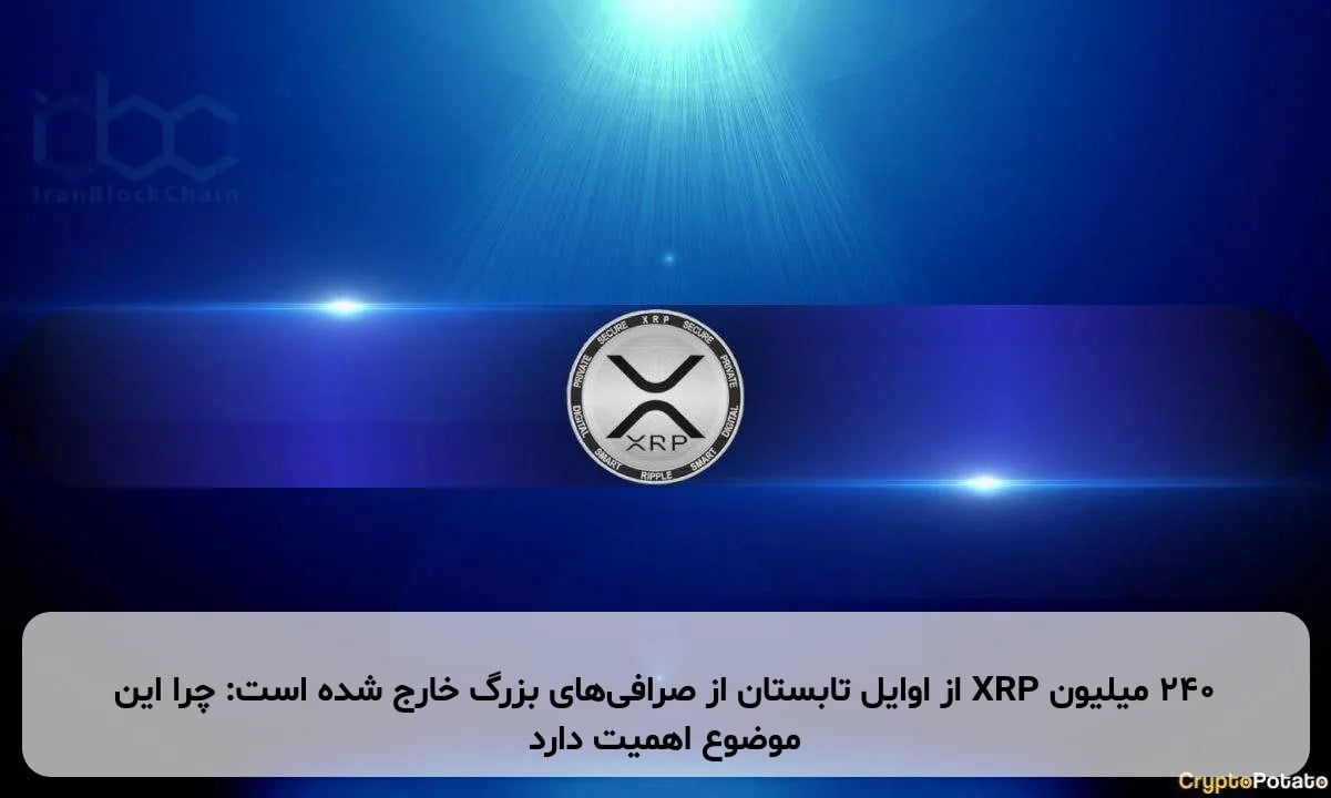 240 میلیون XRP از اوایل تابستان از صرافیهای بزرگ خارج شده است: چرا این موضوع اهمیت دارد