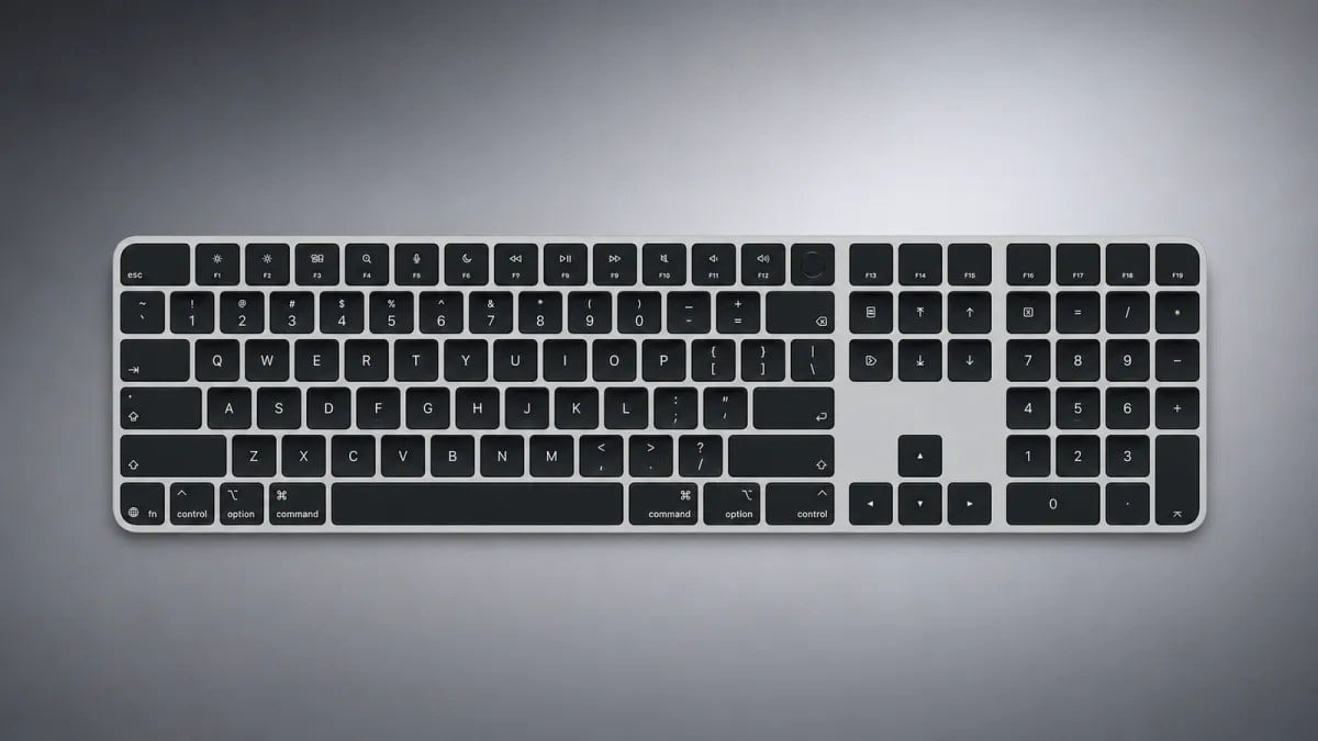 اپل مدل جدید کیبورد Magic Keyboard را با برچسبهای جدید کلیدها بهروزرسانی کرد