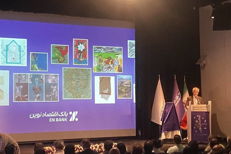گنجینه آثار هنرى بانک اقتصاد نوين به نمایش درآمد