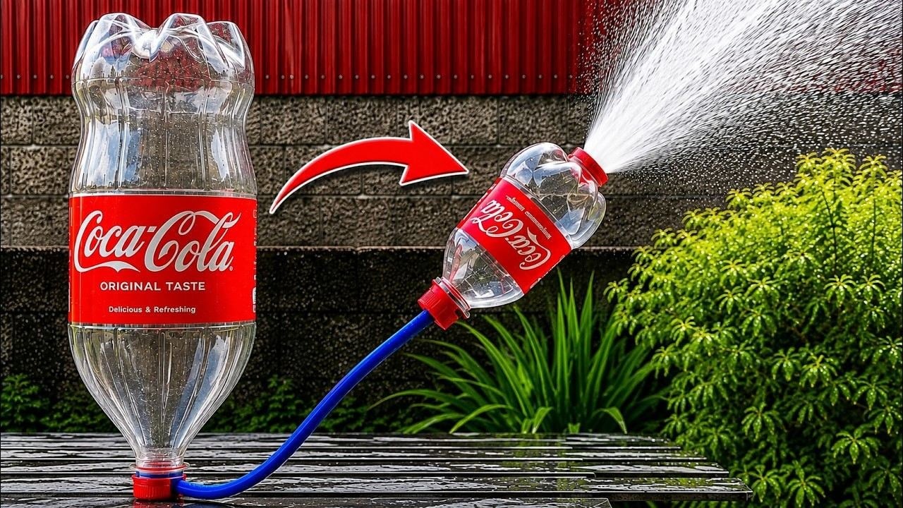 ترفند بازیافت بطری های پلاستیکی برای ساخت کارواش خانگی بدون هزینه