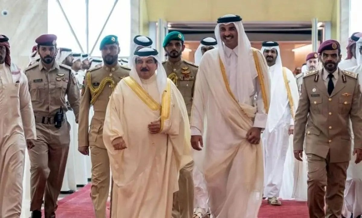 گفتوگوی امیر قطر و پادشاه بحرین