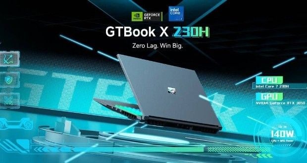 لپ تاپ گیمینگ Chuwi GTBook X با RTX 3050 و نمایشگر 144 هرتزی معرفی شد