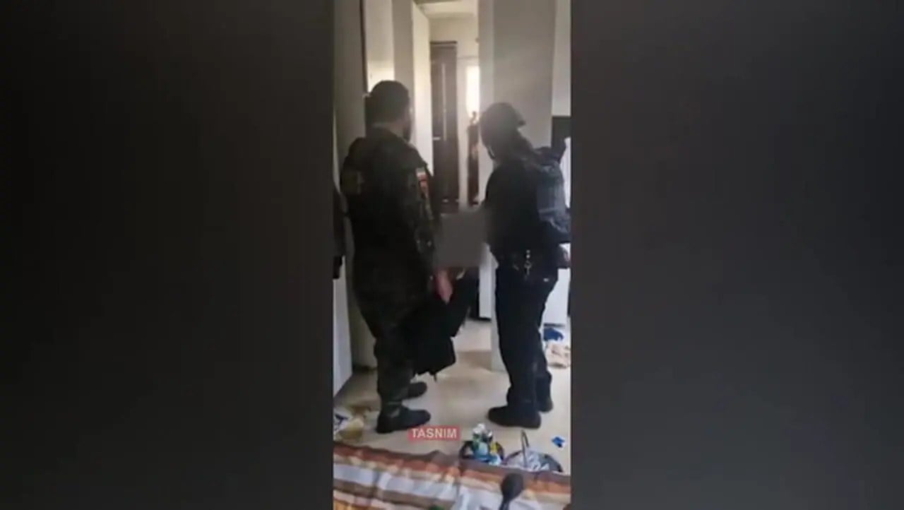 ویدئو؛ لحظه خلع سلاح گروگانیگر خیابان ولیعصر توسط پلیس نوپو