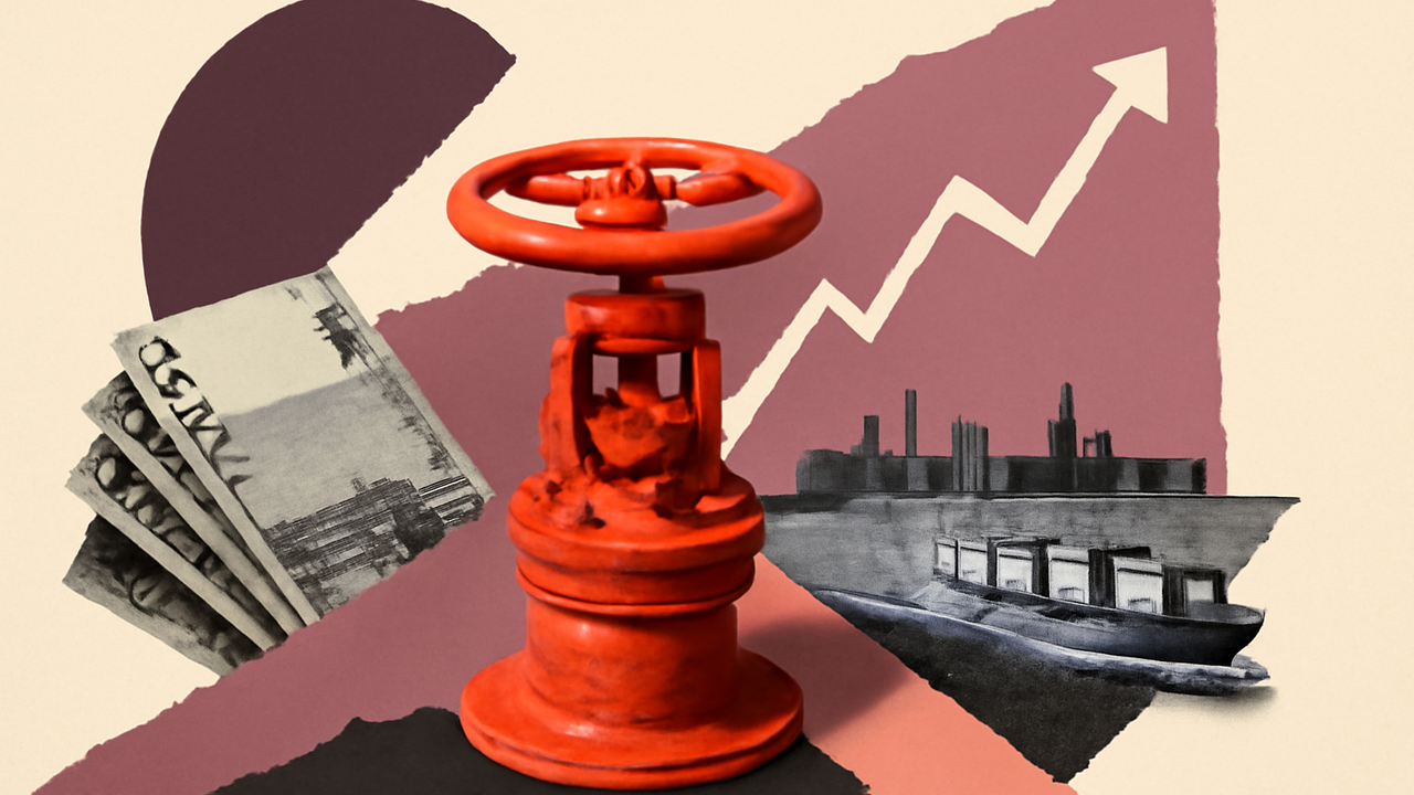 گاز اروپا با تداوم بحران تنگه هرمز به اوج ماه مارس رسید