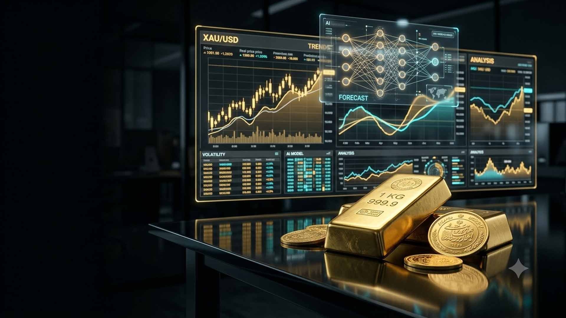 پیش‌بینی روند طلا با هوش مصنوعی در سال ۱۴۰۵