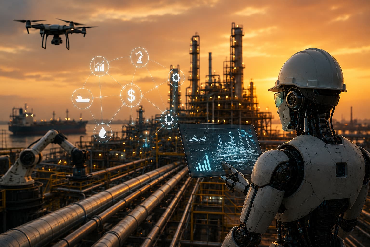 آیا رباتها صنعت نفت را ارزانتر میکنند؟