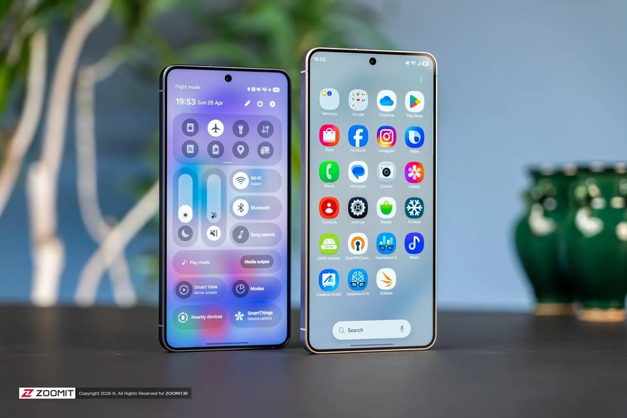 تصاویر منتسببه رابط کاربری One UI 9.5 سامسونگ لو رفت؛ طراحی شیشهای در راه است؟