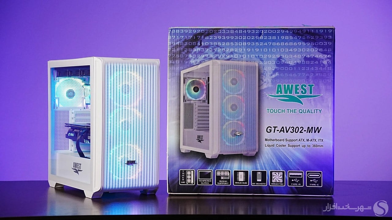 بررسی کیس AWEST GT-AV302-MW؛ یک کیس گیمینگ با امکانات عالی