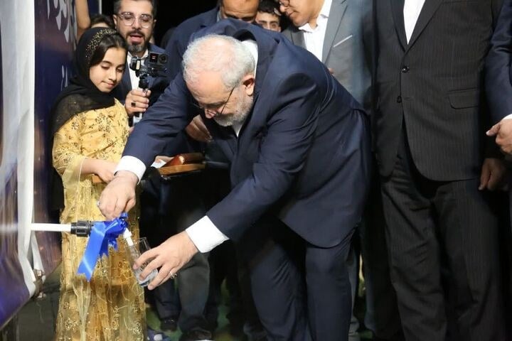 افتتاح طرح آبرسانی به ۶۱ روستای سرپلذهاب