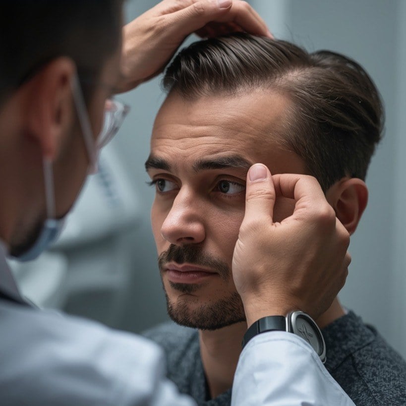 چند تار مو برای کاشت مو در قسمت جلوی سر لازم است؟