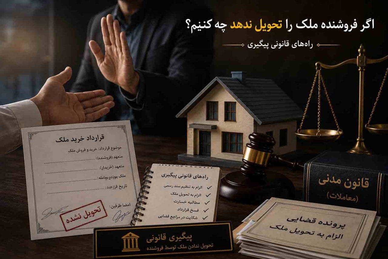 اگر فروشنده ملک را تحویل ندهد چه کنیم؟ راه‌های قانونی پیگیری