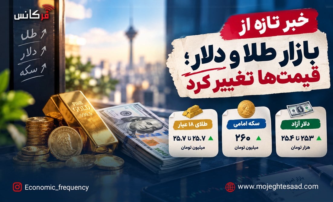 خبر تازه از بازار طلا و دلار؛ قیمتها تغییر کرد