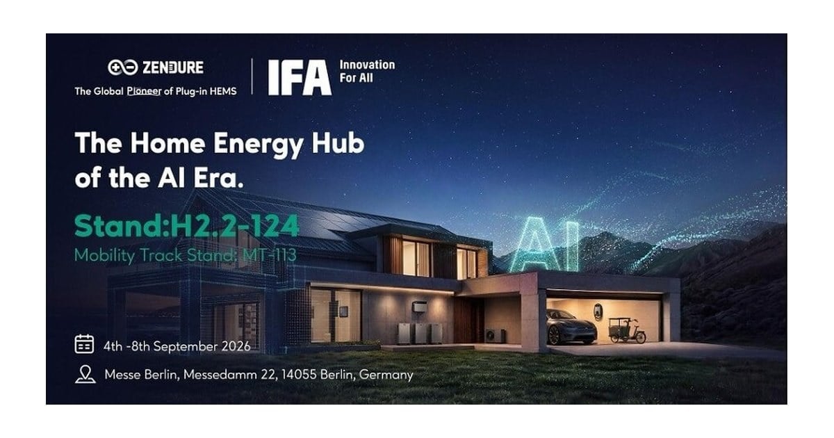 زندور SolarFlow 4000 Mix Pro در IFA ۲۰۲۶ جایزه طلای ذخیره انرژی گرفت