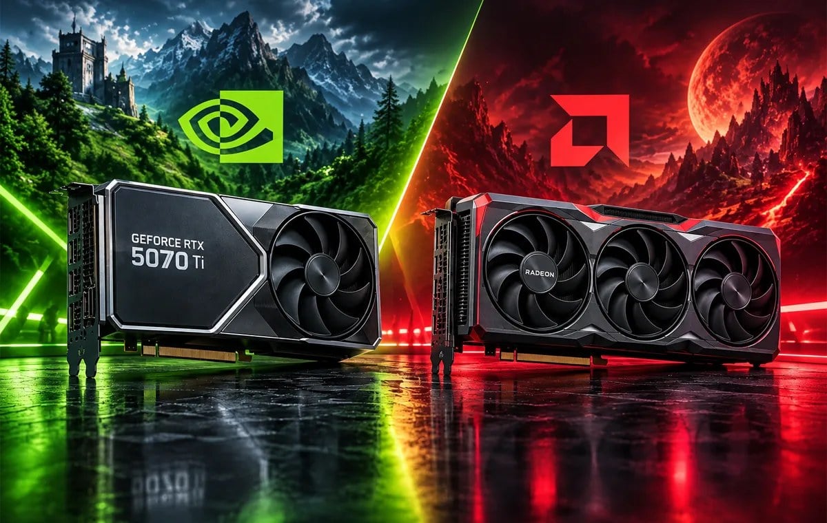 مقایسه RTX 5070 Ti با RX 9070 XT؛ پادشاه وضوح 2K کدام است؟