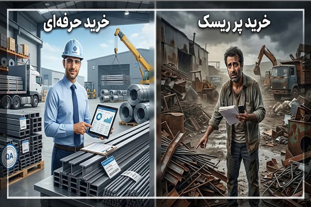 تفاوت یک خرید حرفهای و یک خرید پرریسک در بازار فولاد چیست؟