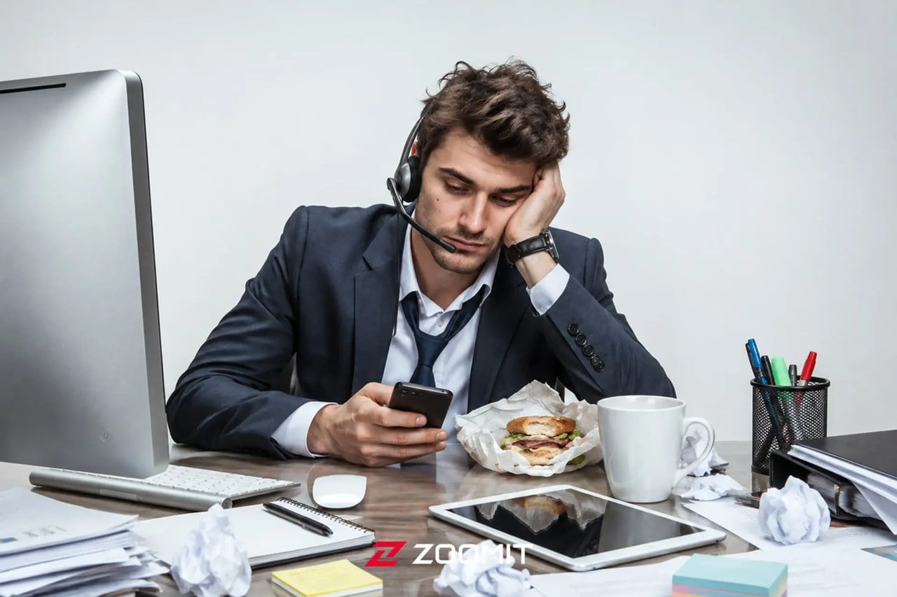 چرا بعد از چککردن گوشی نمیتوانیم روی کار تمرکز کنیم؟ (علم چه میگوید)