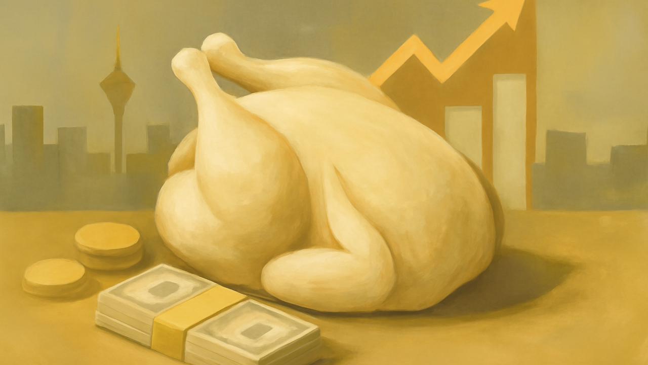 قیمت مرغ تازه در میادین تهران
