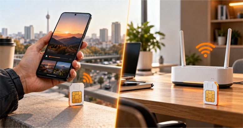 تفاوت سیم کارت FD و TD LTE(کدام انتخاب بهتری است؟)