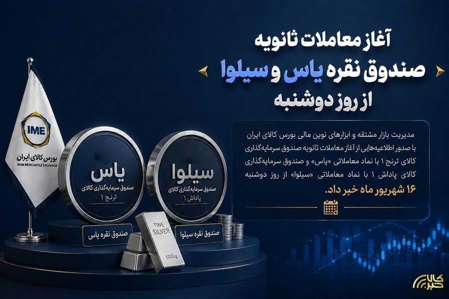 آغاز معاملات ثانویه صندوق نقره یاس و سیلوا