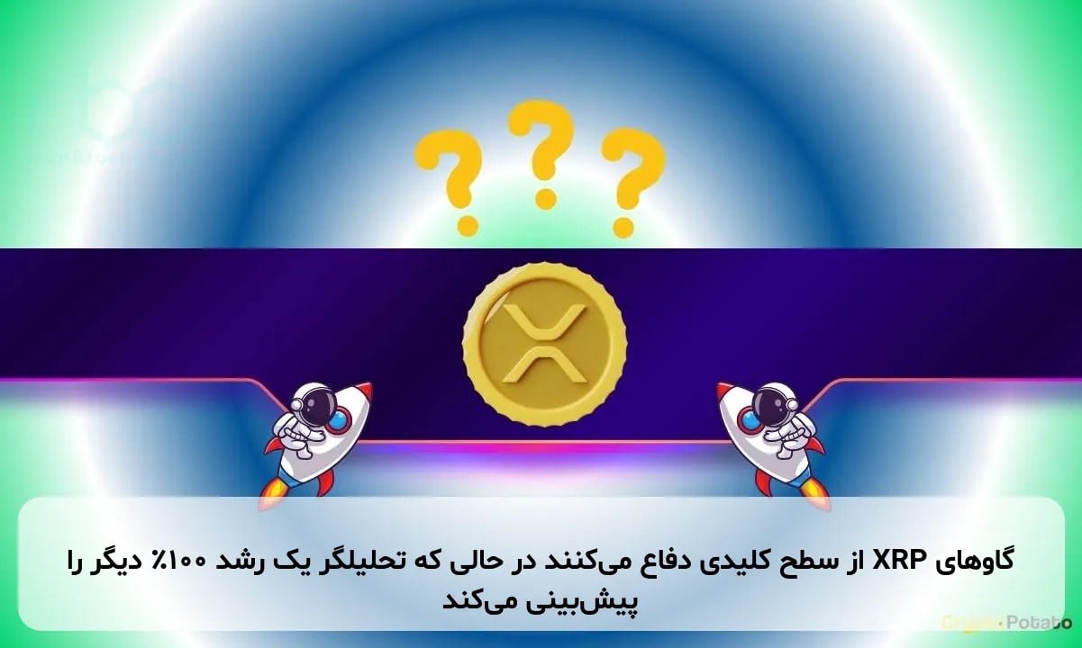 گاوهای XRP از سطح کلیدی دفاع میکنند در حالی که تحلیلگر یک رشد ۱۰۰٪ دیگر را پیشبینی میکند