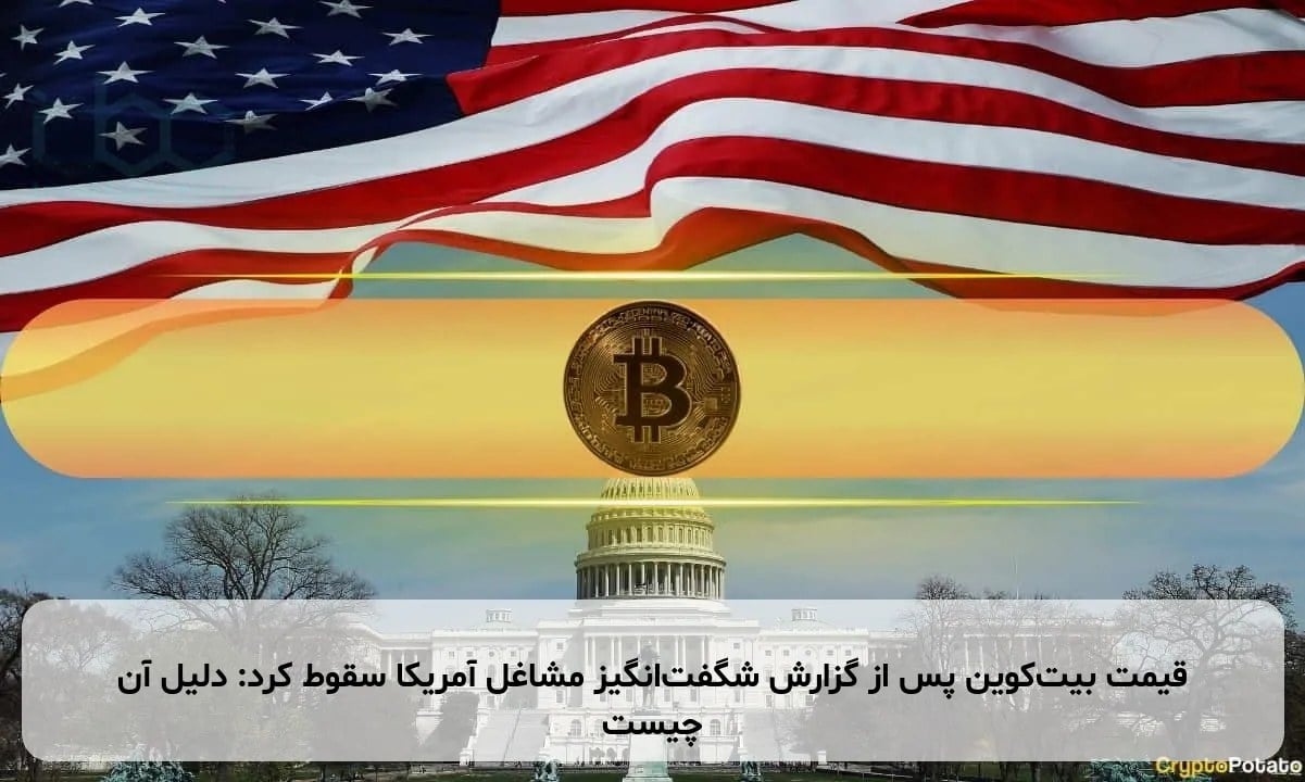 قیمت بیتکوین پس از گزارش شگفتانگیز مشاغل آمریکا سقوط کرد: دلیل آن چیست