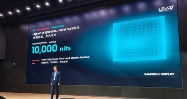 سامسونگ از نمایشگر OLED با روشنایی خیرهکننده 10 هزار نیت برای گوشیهای هوشمند رونمایی کرد