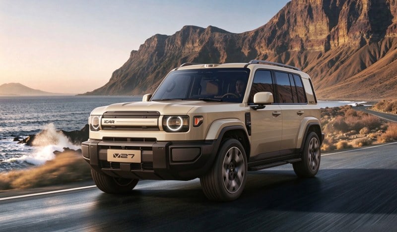 چری iCar V27 نسخه Long-Range با باتری 51.2 کیلووات‌ساعت CATL و برد 300 کیلومتر CLTC رسماً معرفی شد