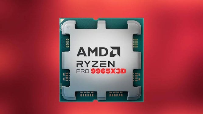 پردازنده 16 هسته‌ای Ryzen 9 Pro 9965X3D با قیمت 1000 یورو روانه بازار شد