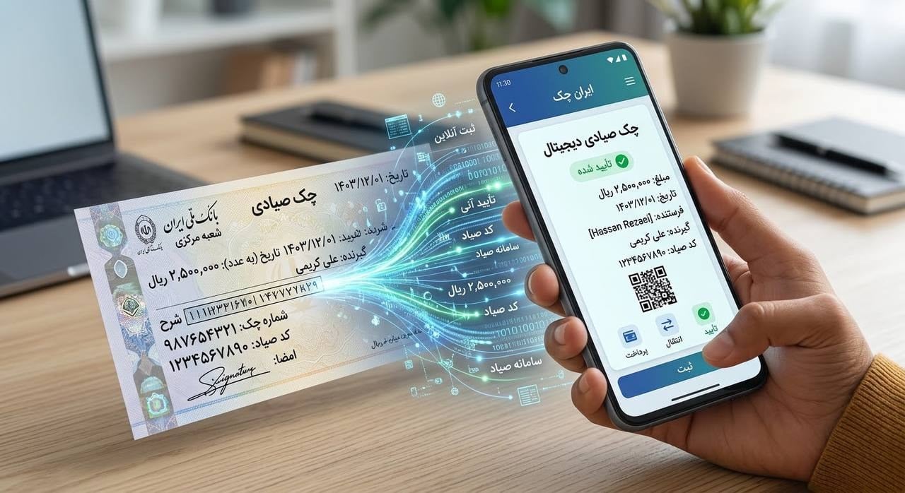 حذف تدریجی چک کاغذی| دستهچکها کمبرگ میشوند