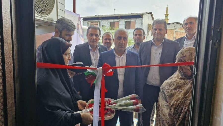 ساری| افتتاح واحد مسکن بانوی سرپرست خانوار گروه هدف بهزیستی در ساری