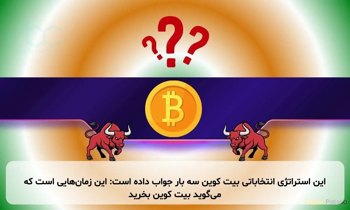 این استراتژی انتخاباتی بیت کوین سه بار جواب داده است: این زمان‌هایی است که می‌گوید بیت کوین بخرید