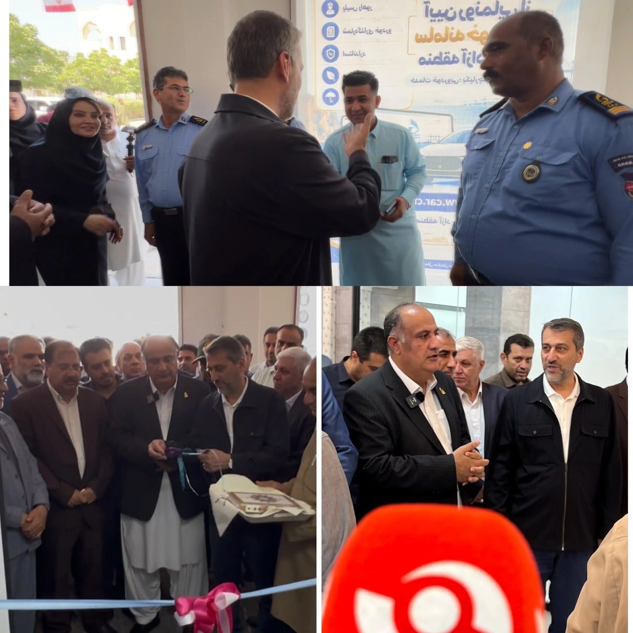 افتتاح سامانه خودرویی سازمان منطقه آزاد چابهار با حضور دبیر شورای عالی مناطق آزاد کشور