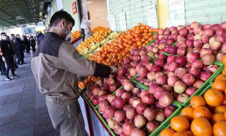 بررسی قیمت میوه و ترهبار در تهران نسبت به هفته گذشته