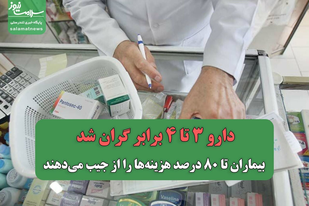 دارو ۳ تا ۴ برابر گران شد/ بیماران تا ۸۰ درصد هزینهها را از جیب میدهند