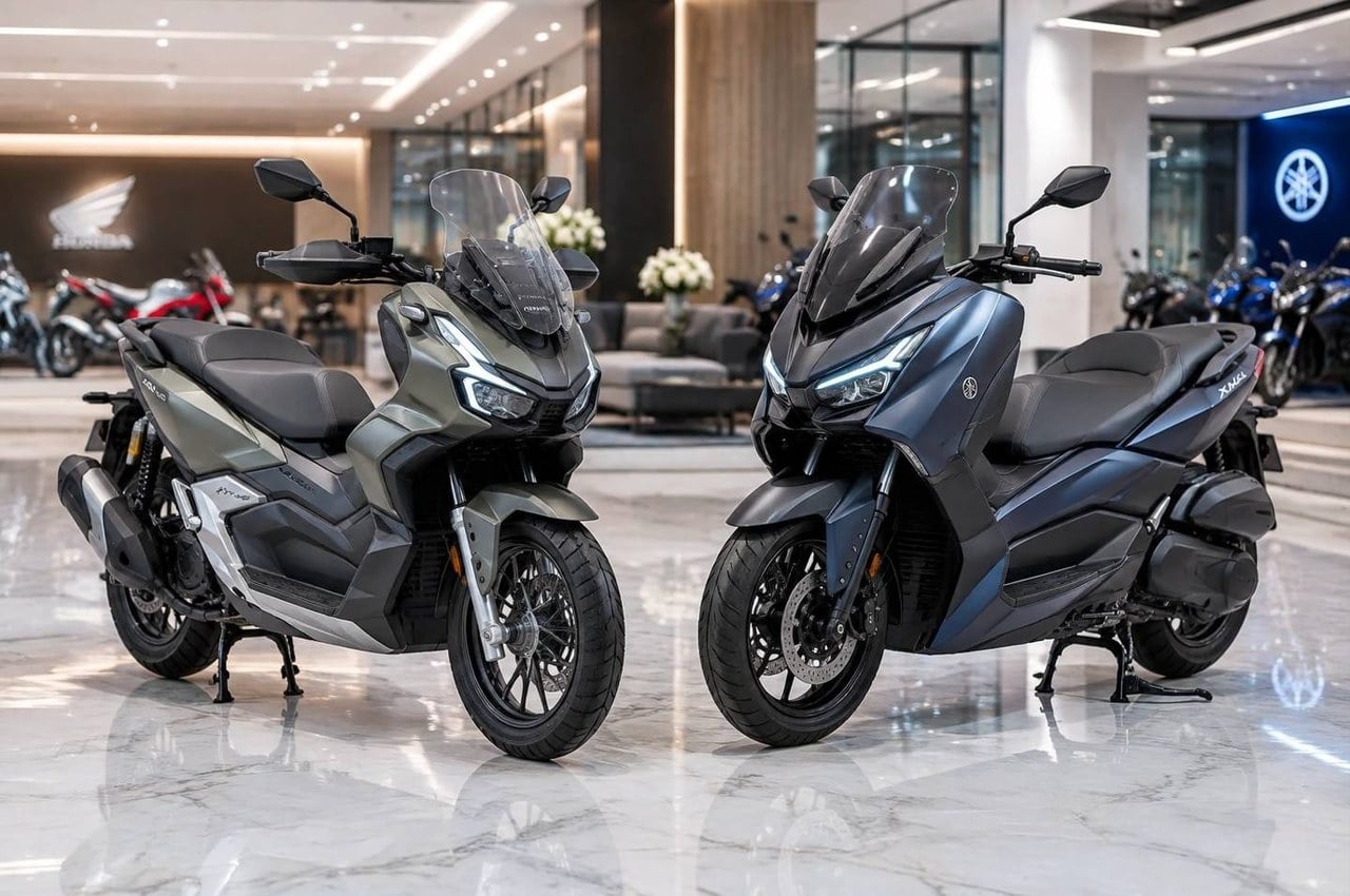 دوئل اسکوترهای لوکس؛ آیا هوندا ADV 160 بخریم یا یاماها XMAX 250؟