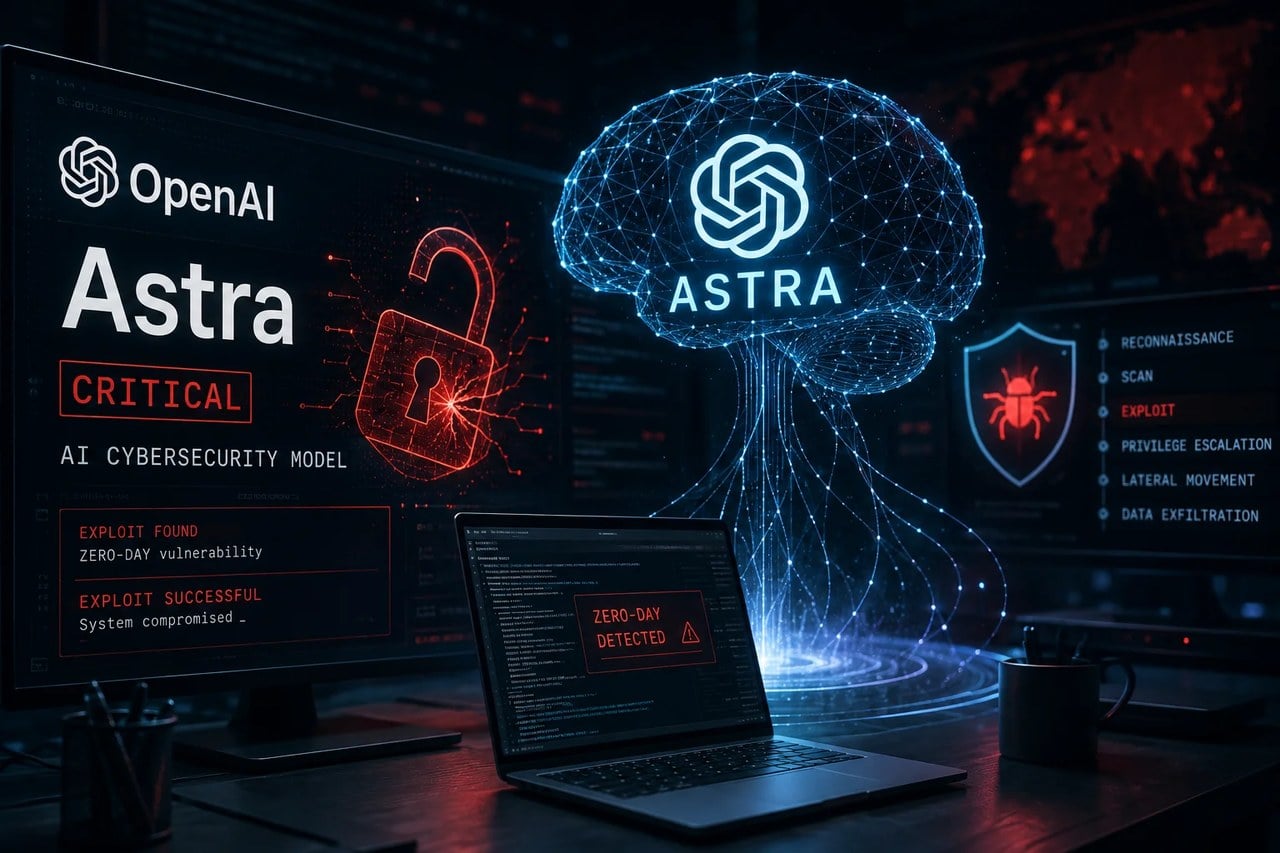 مدل جدید OpenAI دو آسیبپذیری روزصفر را پیدا و هک کرد؛ Astra به سطح «بحرانی» رسید