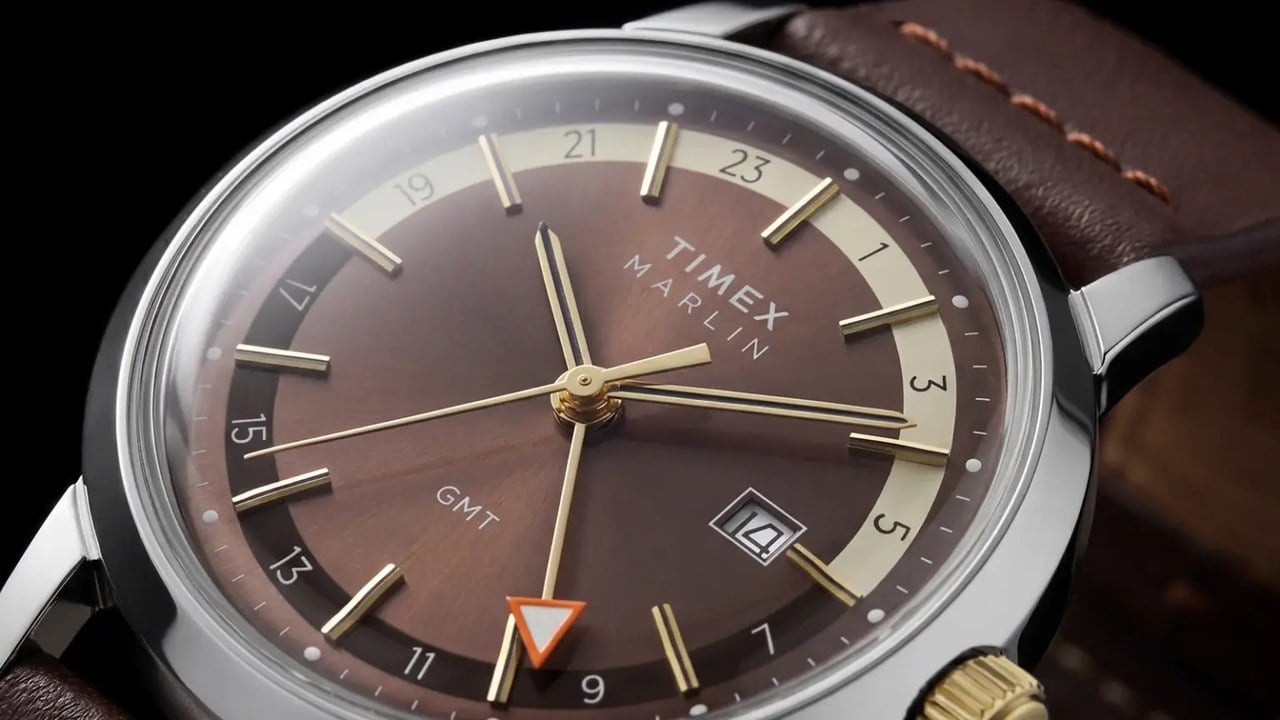 تایمکس ساعت‌های Marlin GMT را با صفحه آبی یخی و شکلاتی معرفی کرد