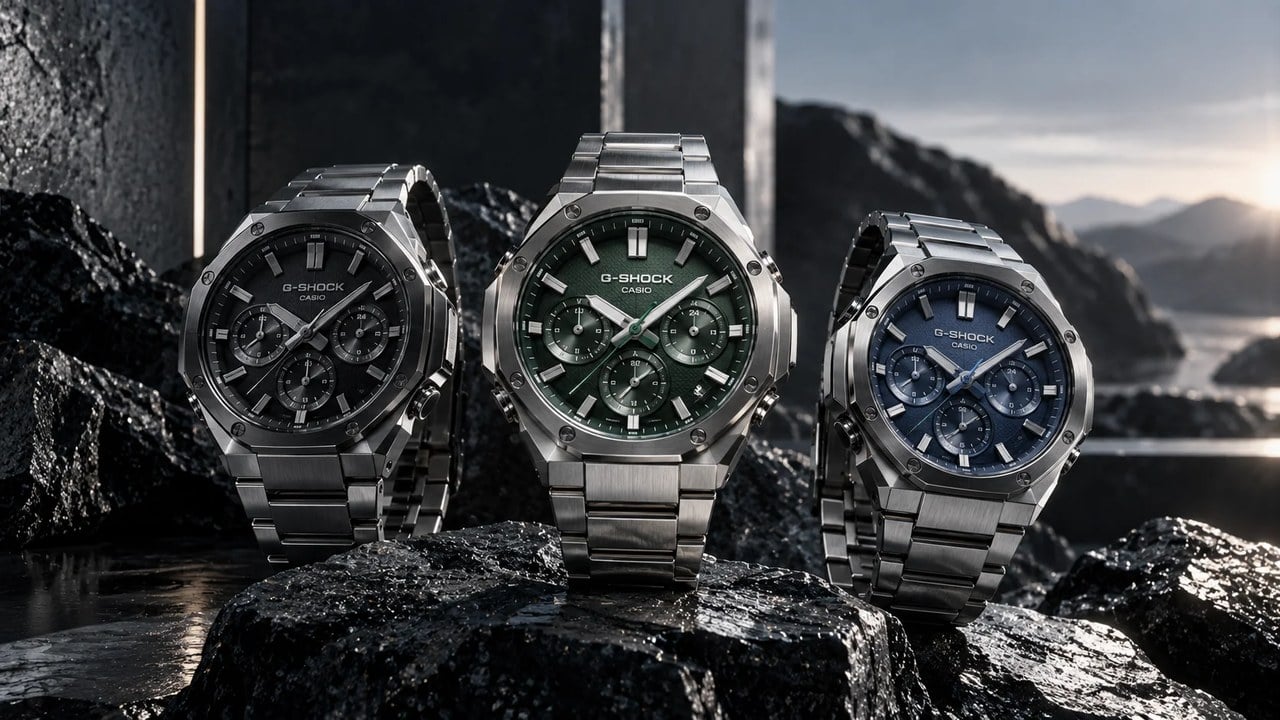 «ساعت جدید کاسیو معرفی شد؛ G-Shock فلزی با طراحی لوکس و دقت خودکار»