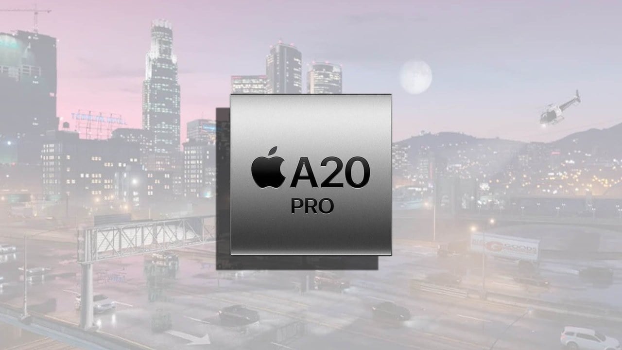 تراشه A20 Pro آیفون ۱۸ پرو مکس در GTA 5 به عملکرد GTX 1650 رسید
