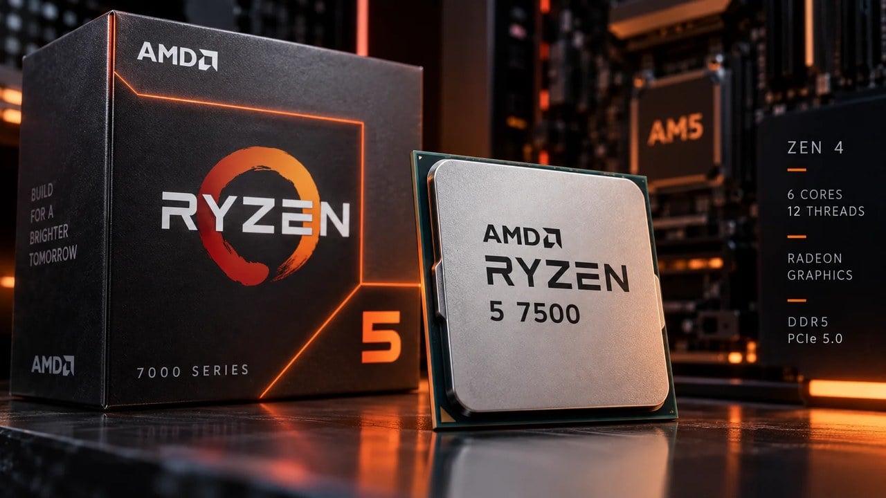 AMD پردازنده اقتصادی Ryzen 5 7500 را آماده میکند؛ ۶ هسته Zen 4 با گرافیک داخلی