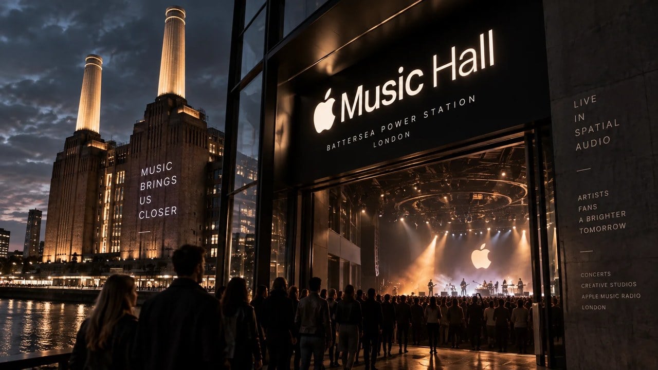 اپل اولین سالن موسیقی اختصاصی خود را در لندن افتتاح میکند؛ Apple Music Hall با صدای فضایی و پخش زنده جهانی