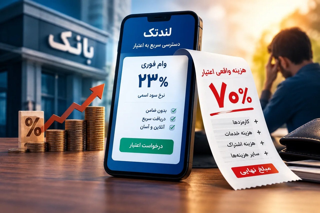 پشت پرده وامهای فوری لندتکها/ ۲۳ درصدی که ۷۰ درصد آب میخورد