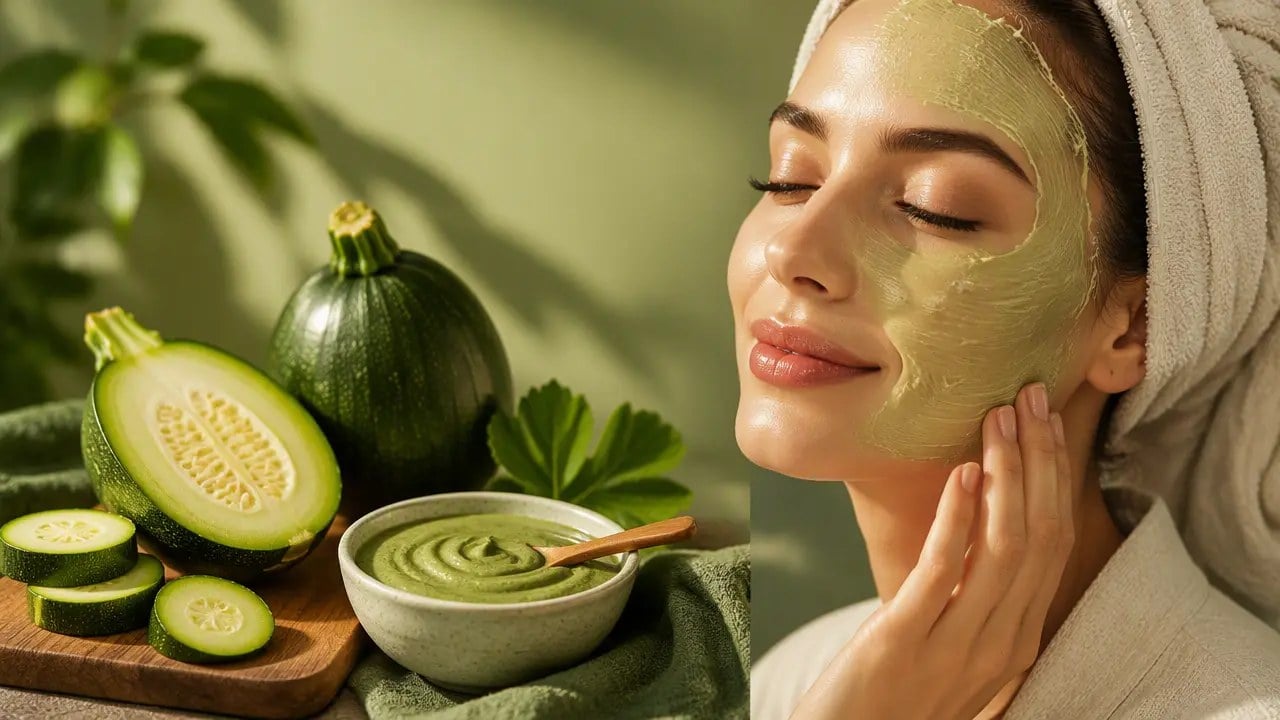 نحوه ساخت آبرسان پوست با کدو | خواص ماسک کدو سبز برای پوست