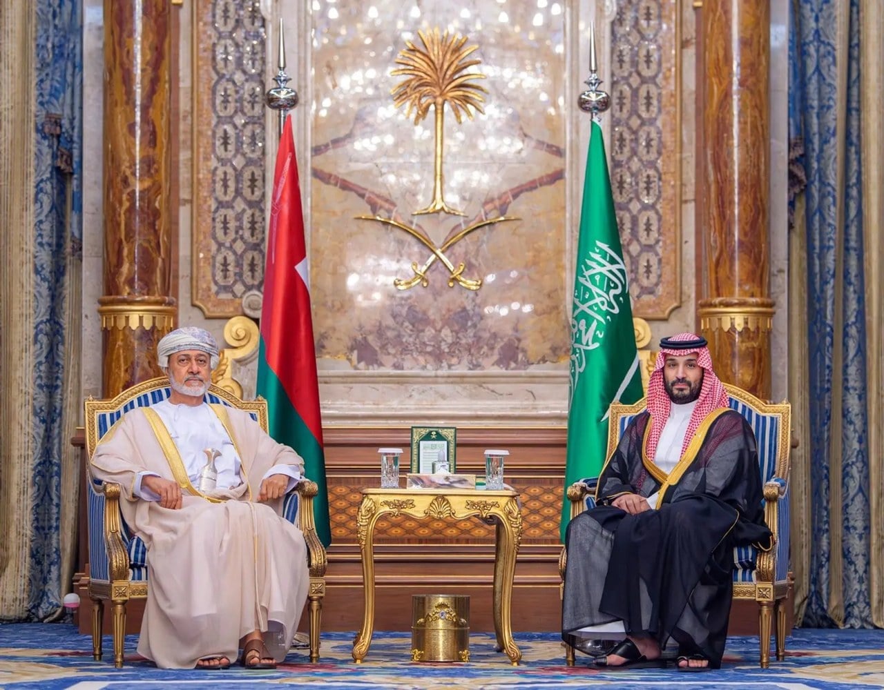 سلطان عمان وارد عربستان شد/گفت‌وگوی بن سلمان و هیثم بن طارق درباره اوضاع منطقه