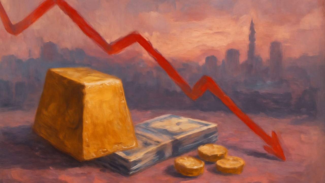طلا سطح ۴٬۲۵۴ دلار را از دست داد؛ نفت و نرخ بهره مسیر را تعیین میکنند