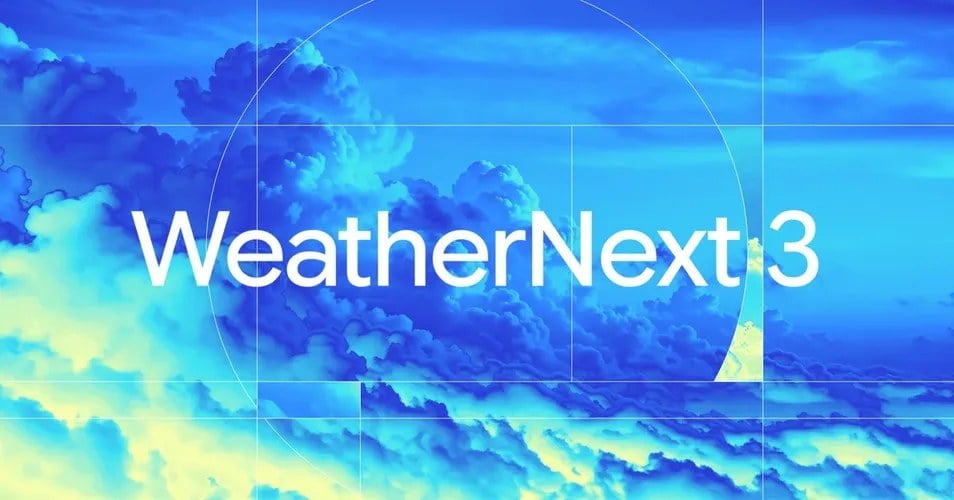 گوگل WeatherNext ۳ را رونمایی کرد؛ پیشبینی هوا تا ۵۰٪ دقیقتر